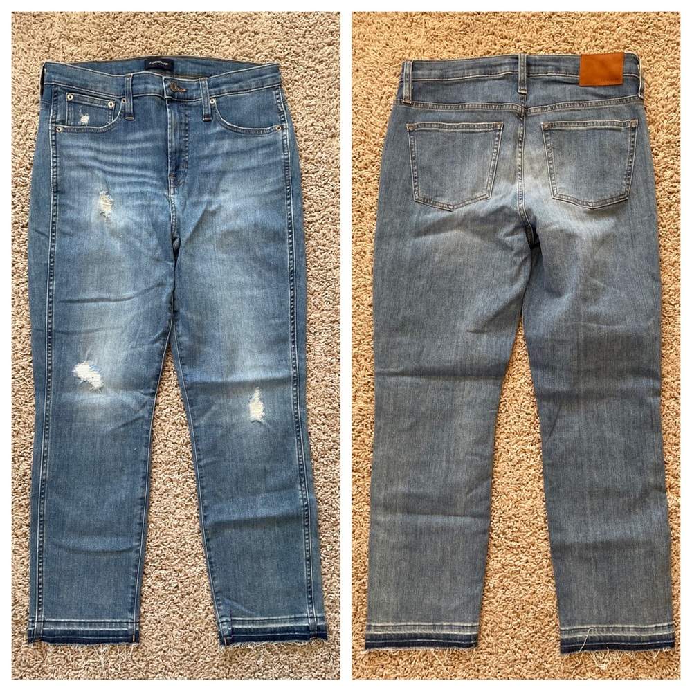 J Crew Vintage Straight Eco Jean in Medium Wash Size 29 - Picture 4 of 16